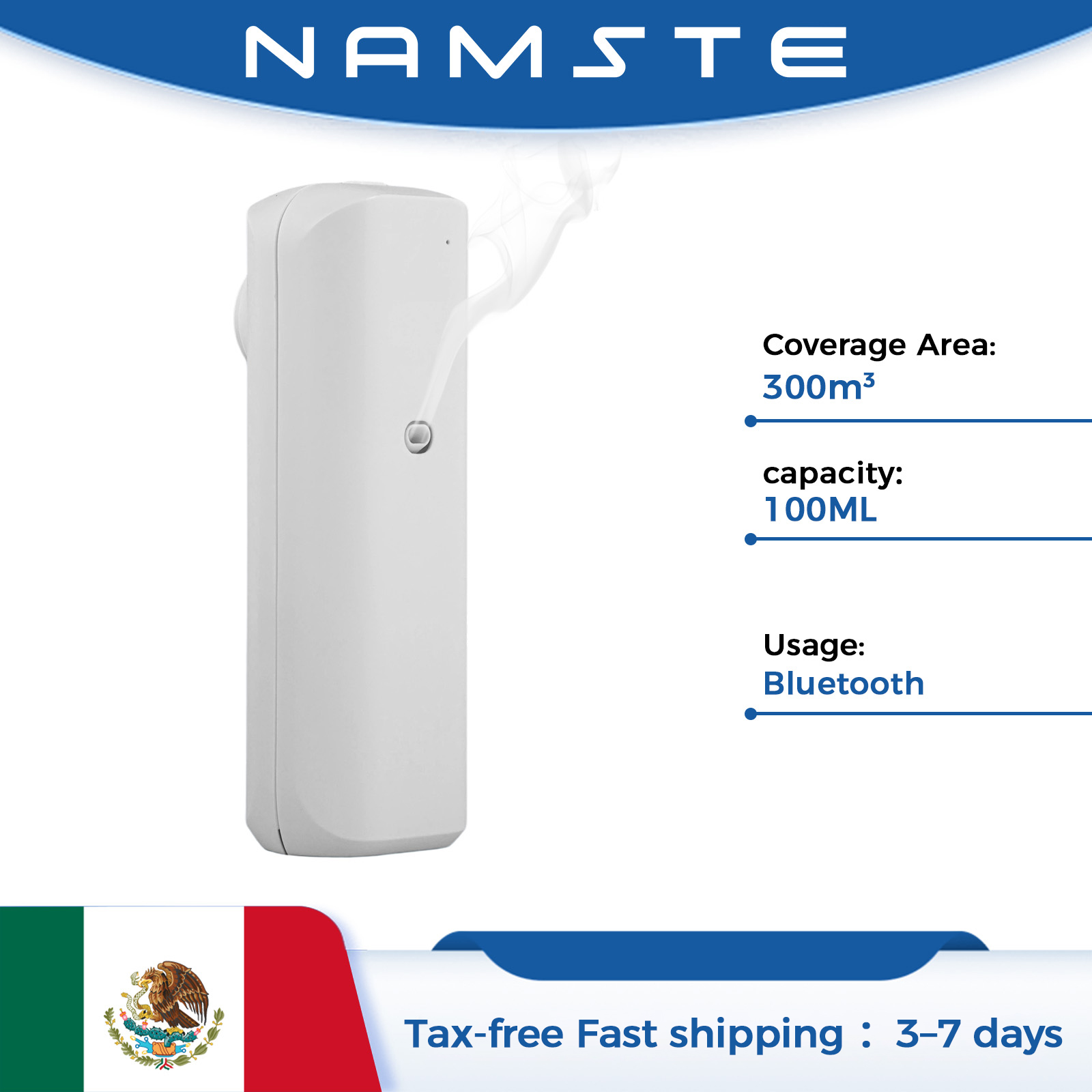 Home Fragrance Diffusers - NAMSTE Aromatic Oil Diffuser Bluetooth Fragrance
