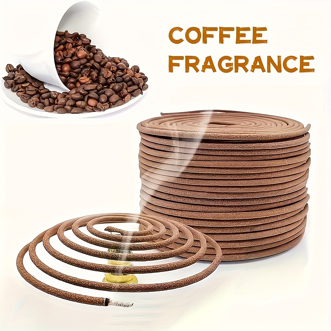 Home Fragrance Use - High-Quality Coffee Coil Incense, Premium Scented