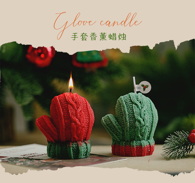 Home Fragrance Scented Candle - Christmas Home Decorations, Handmade Gift Ideas,