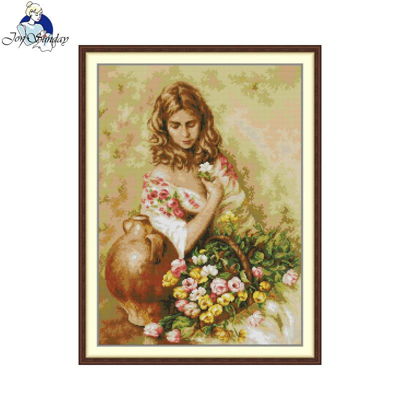 Home Fragrance Kit - Joy Sunday Floral Fragrance Cross Stitch