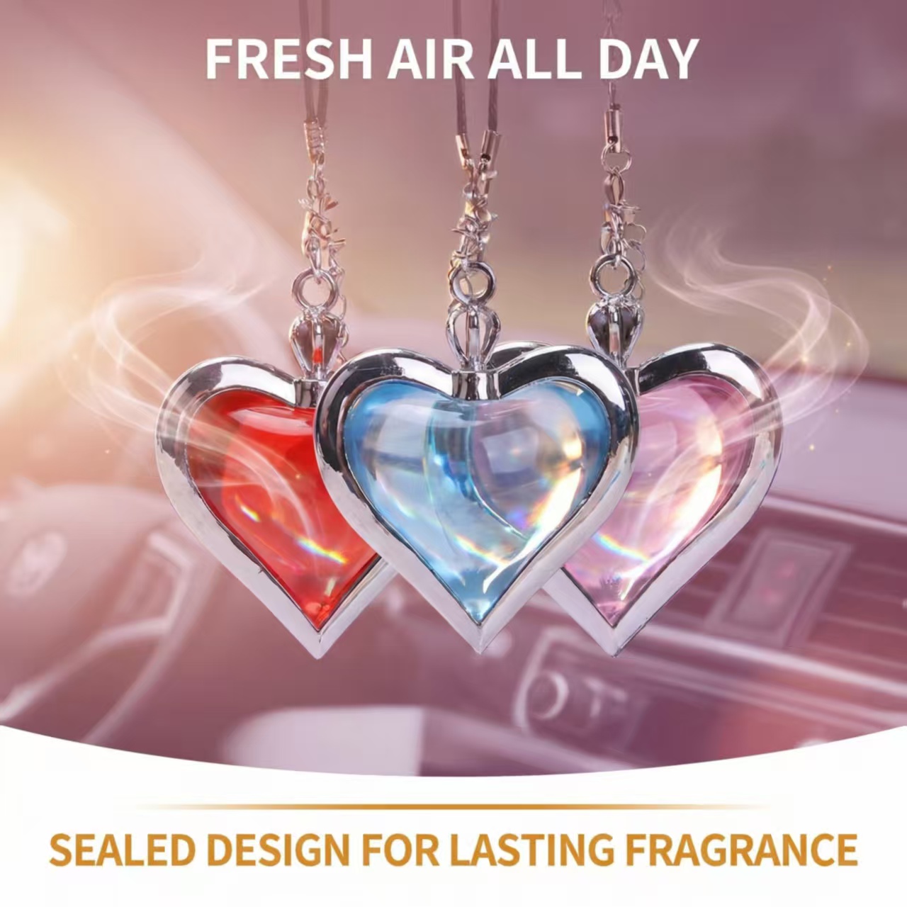 Fragrance Your Home - 22ml Car Vent Air Freshener Pendant,
