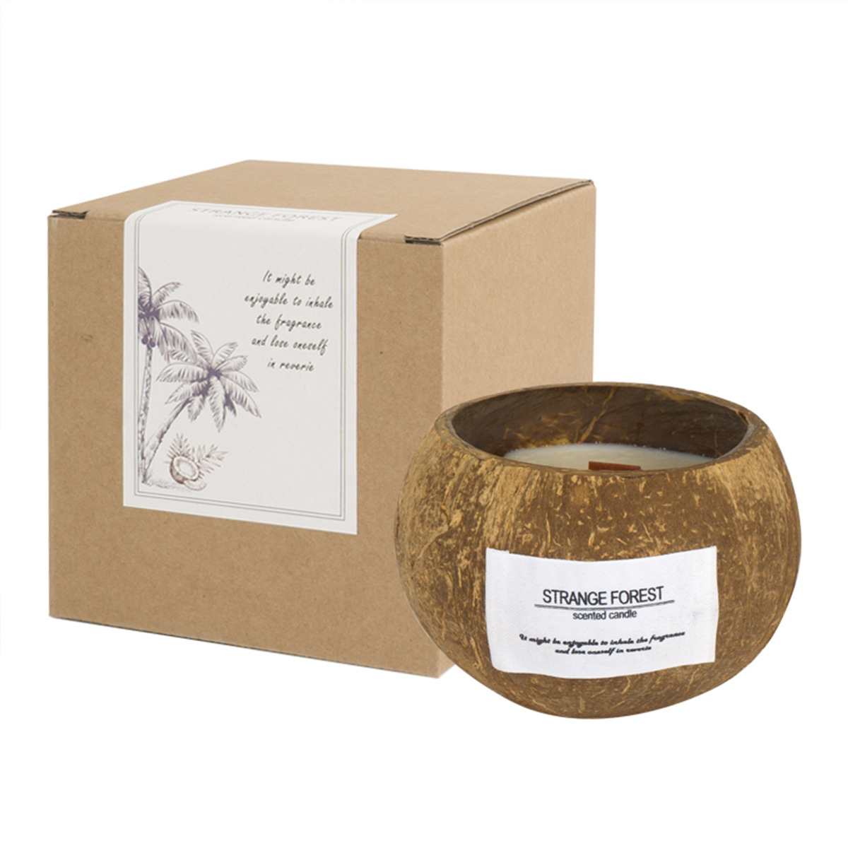 Coconut Shell Aromatherapy Can - đánh giá và giá Home Fragrance Scented Candle