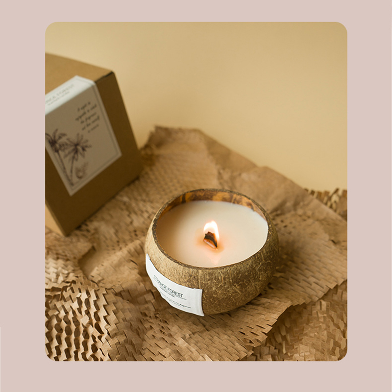 Coconut Shell Aromatherapy Can - đánh giá và giá Home Fragrance Scented Candle
