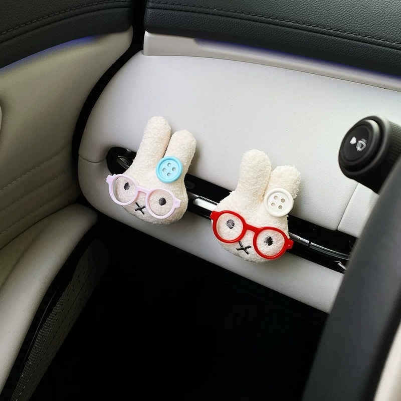 Cute Rabbit with Glasses Car A - đánh giá và giá Car Vent Diffuser